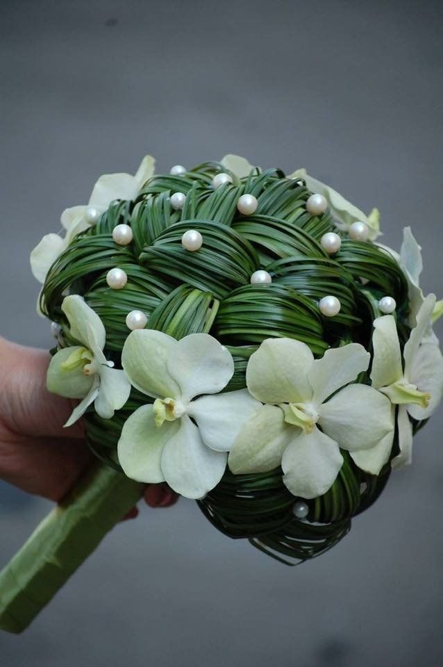 bouquet per sposa intrecciato