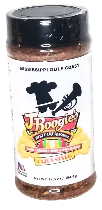J-Boogie’s Ultimate Gourmet Lemon Pepper Seasoning.