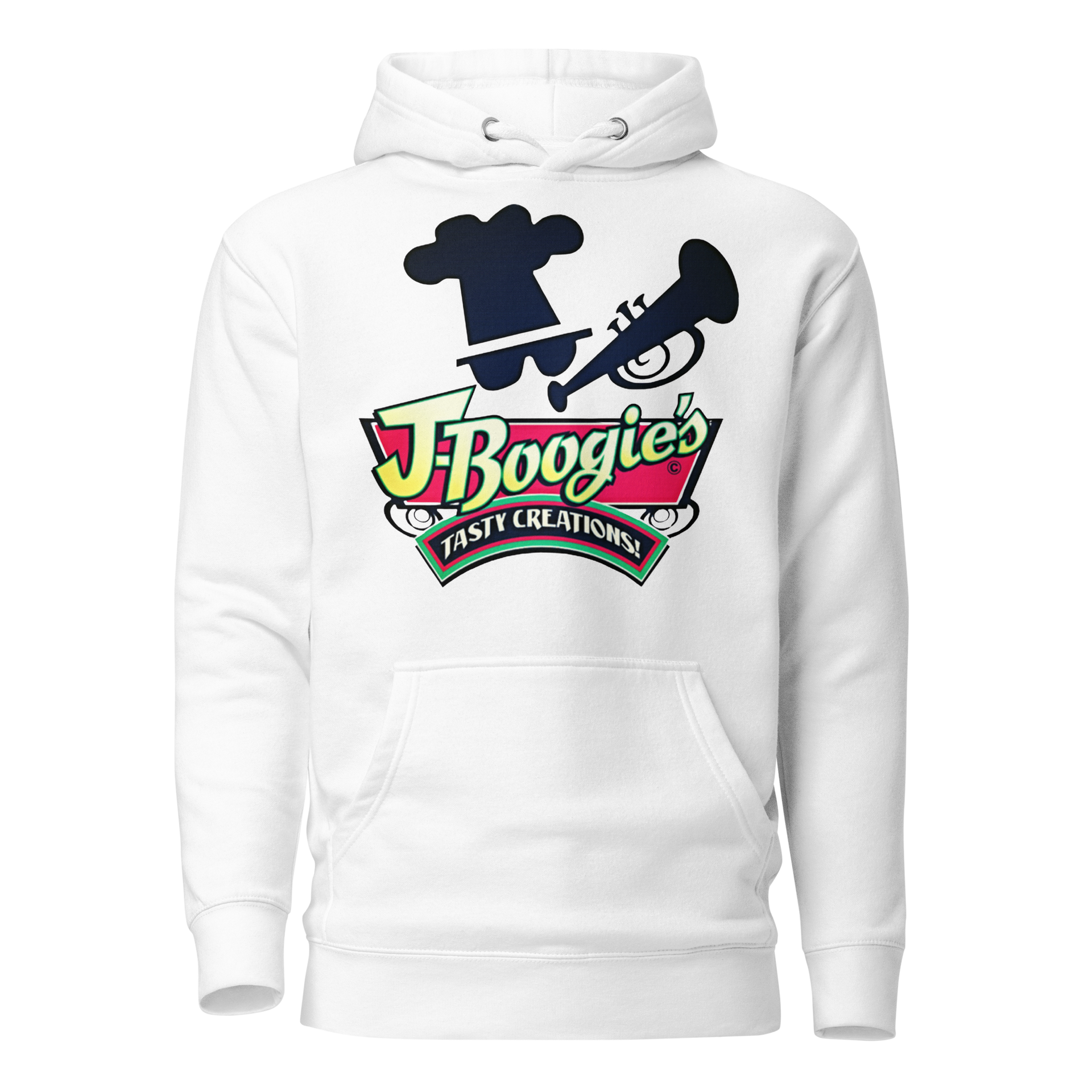 J-Boogie's Tasty Creations Hoodie (White)