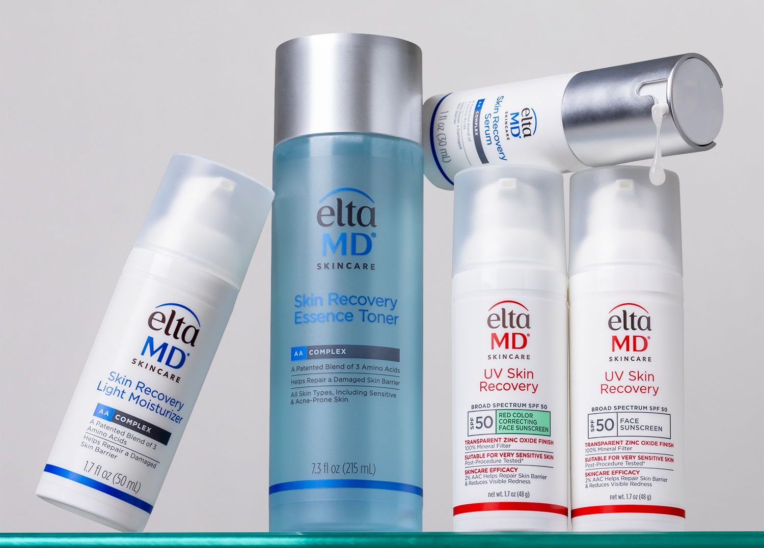Elta MD banner showing various SPFs