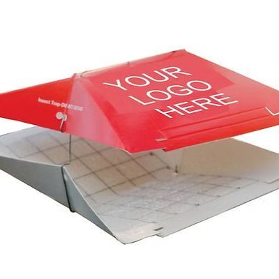 A red box that says your logo here on it
