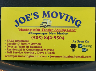 Joe's Moving - Logo