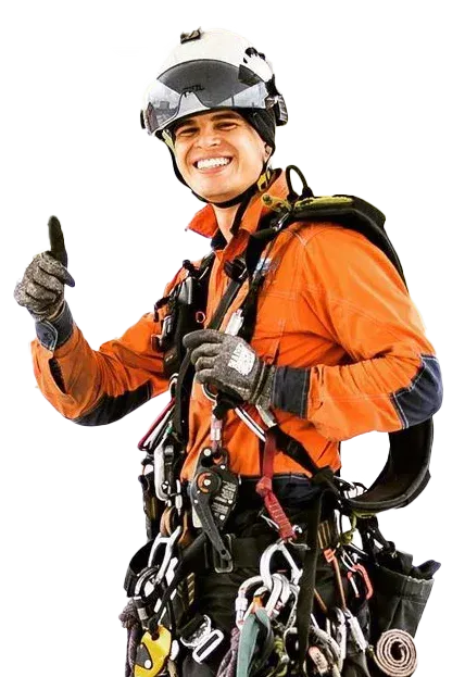 abseiler from Difficult Access Services
