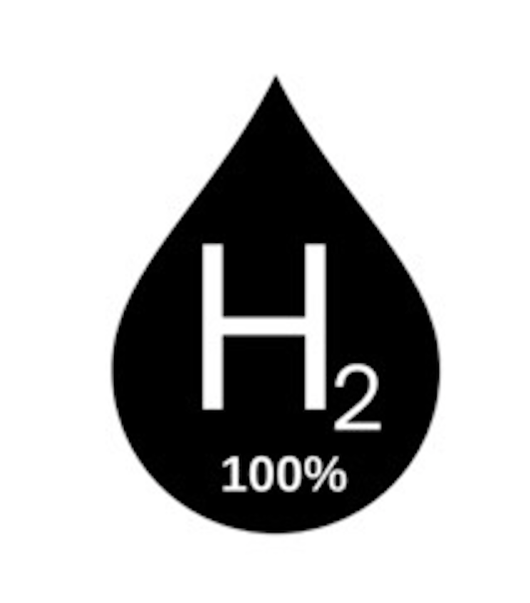 a drop of water with the chemical formula h2 100 %