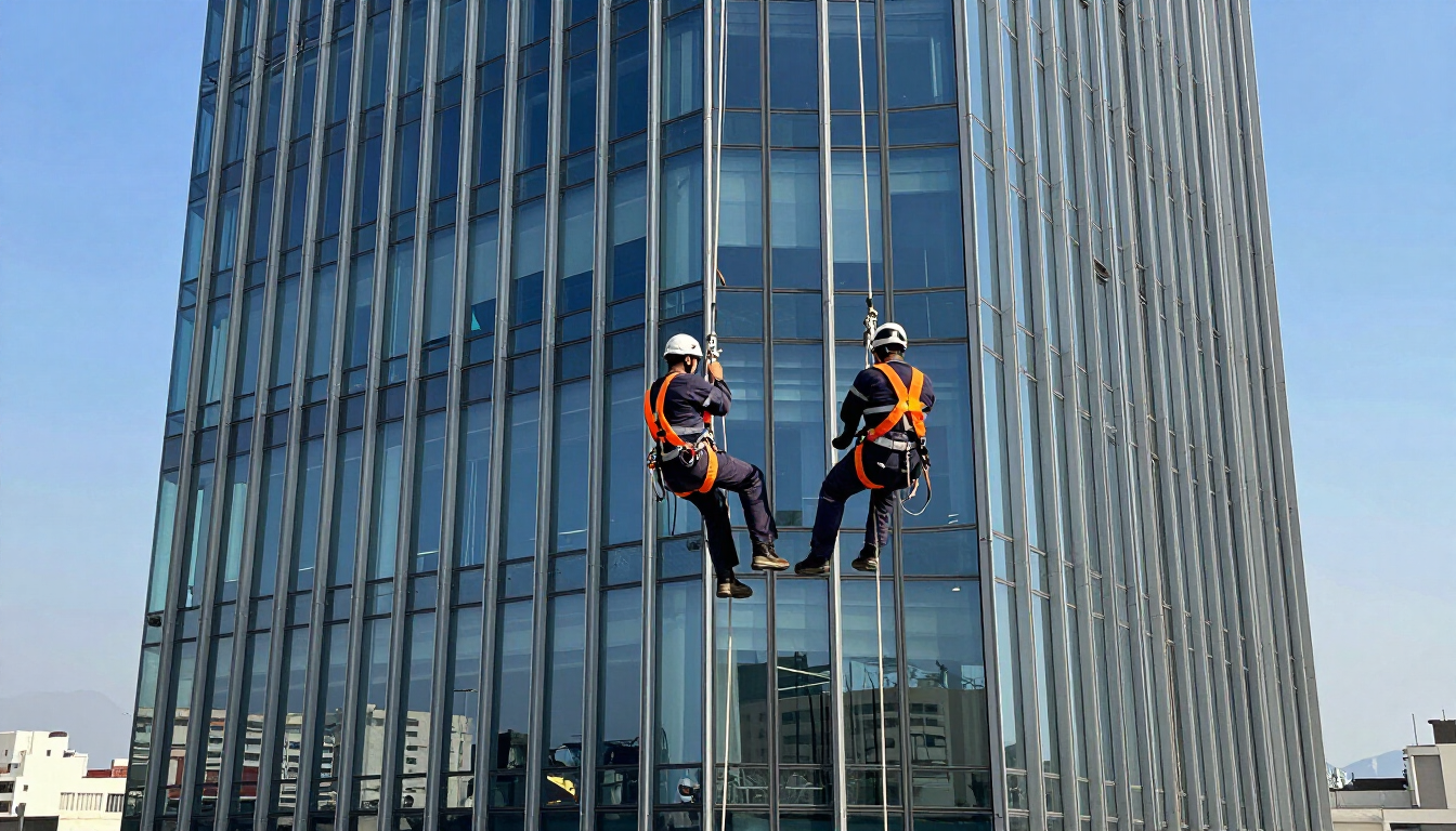 Equipo certificado realizando trabajos verticales en Lima