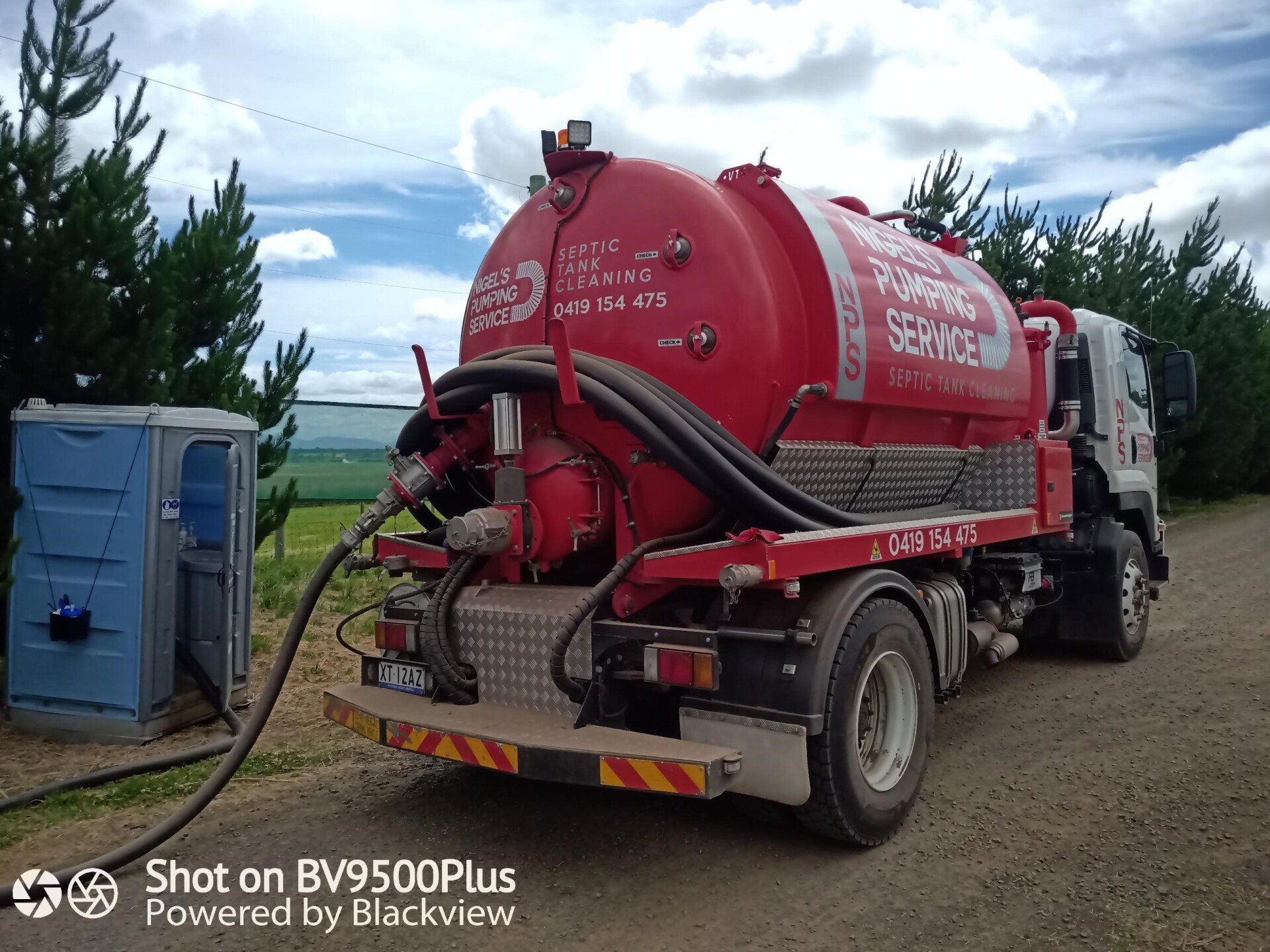 Red Company Septic Truck — Launceston — Nigel’s Pumping Service