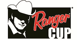 Ranger Cup logo with a black cowboy silhouette, red “Ranger” text, and white “CUP” text