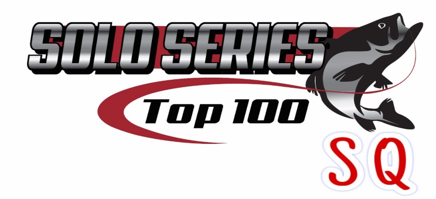 Solo Series Top 100 logo with black text, red swoosh, fish graphic, and red “SQ” initials