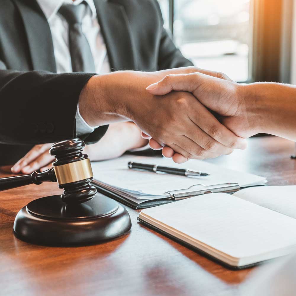 Handshake with Lawyer — Jefferson Hills, PA — Law Office of Howard F. Murphy