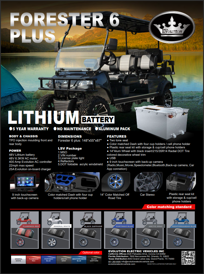 Evolution Golf Cart Elite Custom Golf Carts LLC