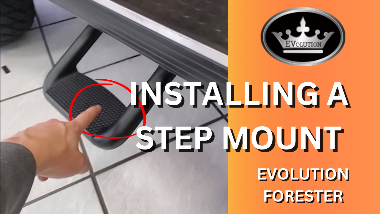 Installing a Step Mount on an Evolution Forester Golf Cart