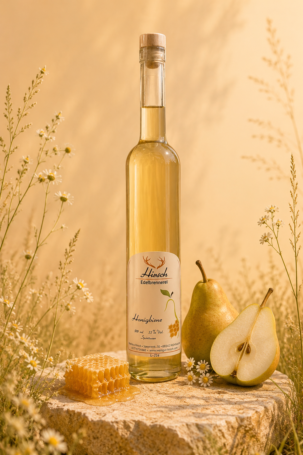 Honig-Birnenlikör 33% Vol. 0,5l