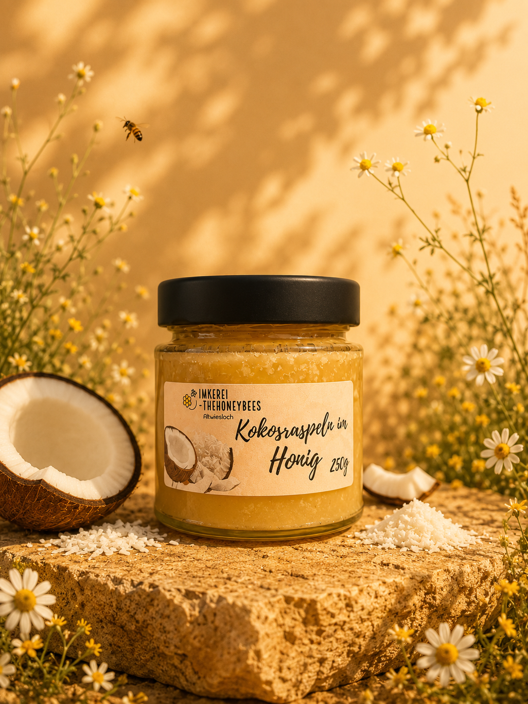Kokosraspeln im Honig, 250g