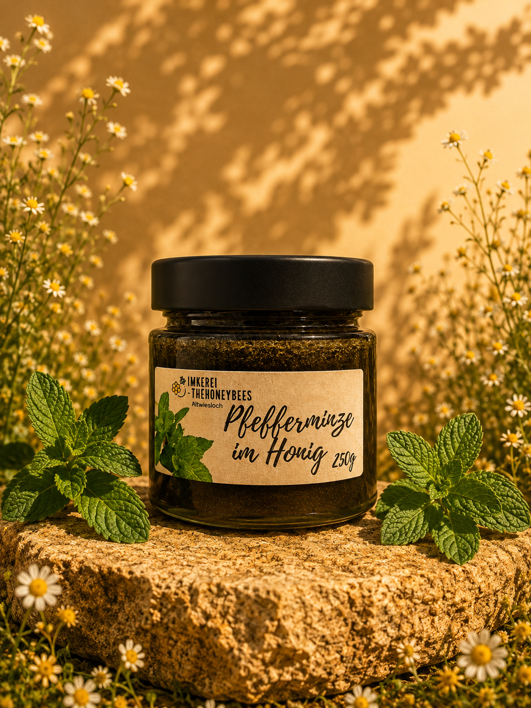 Pfefferminze im Honig, 250g