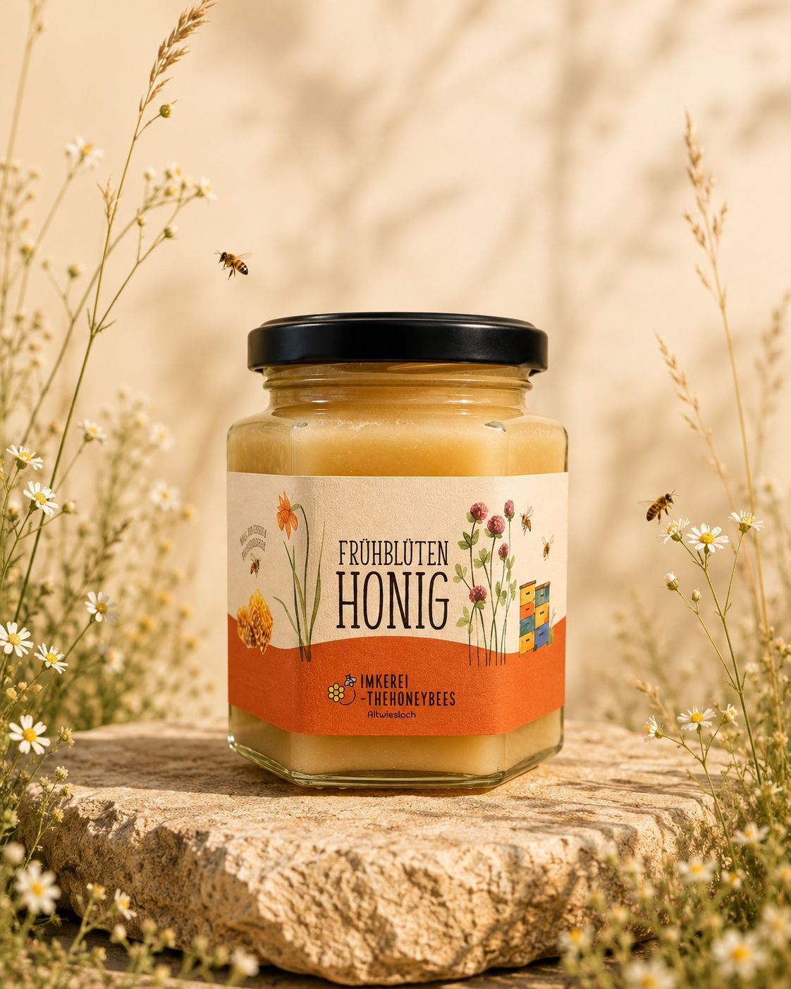 Frühblütenhonig 500g, cremig