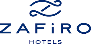 Logotipo de Zafiro Hotels con símbolo 