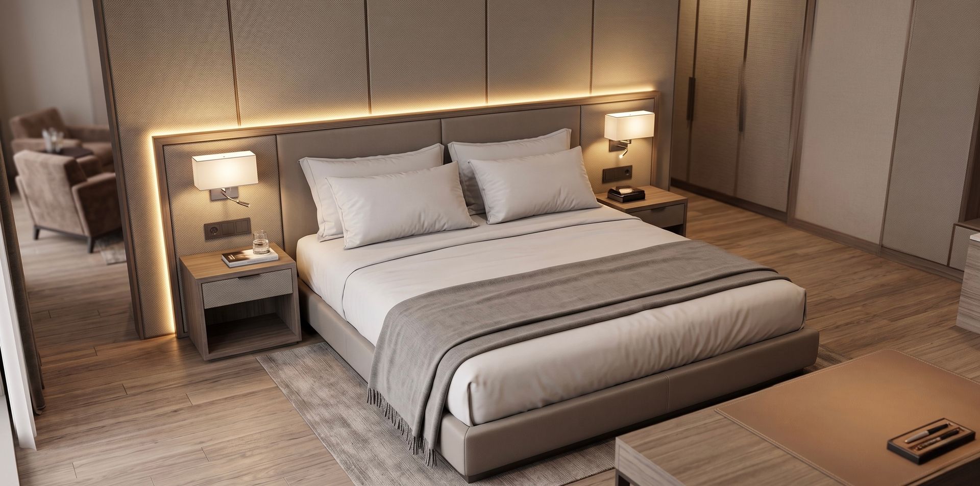 Suite, high end hospitality concept