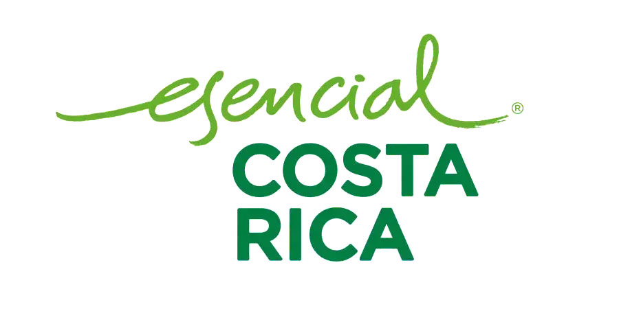 Logotipo esencial de Costa Rica en color verde con tipografía estilizada sobre texto en mayúsculas y negrita.