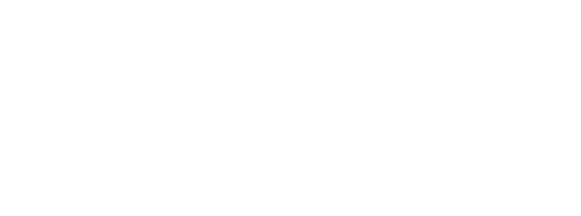 White text on a white background.