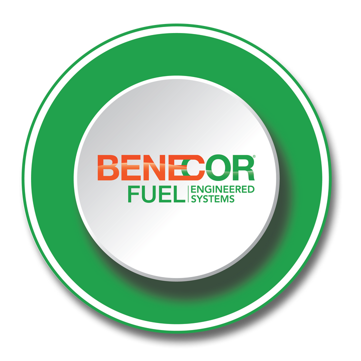 Logo for Benecor Fuel, featuring text 