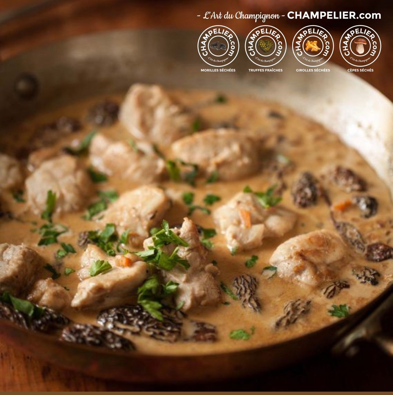 Recette de ris de veau aux morilles