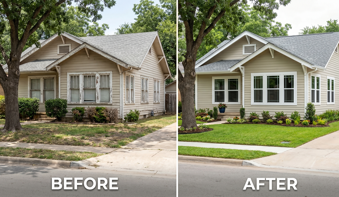 McKinney Window Replacement team installing modern insulated window system