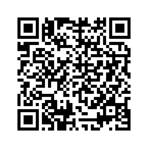 Black-and-white QR code on a white background