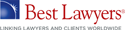 A logo for best lawyers linking lawyers and clients worldwide