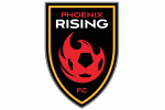 A logo of Phoenix Rising FC.