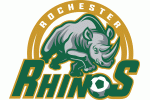 A logo of Rochester Rhinos.