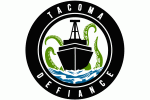 A logo of Tacoma Defiance.