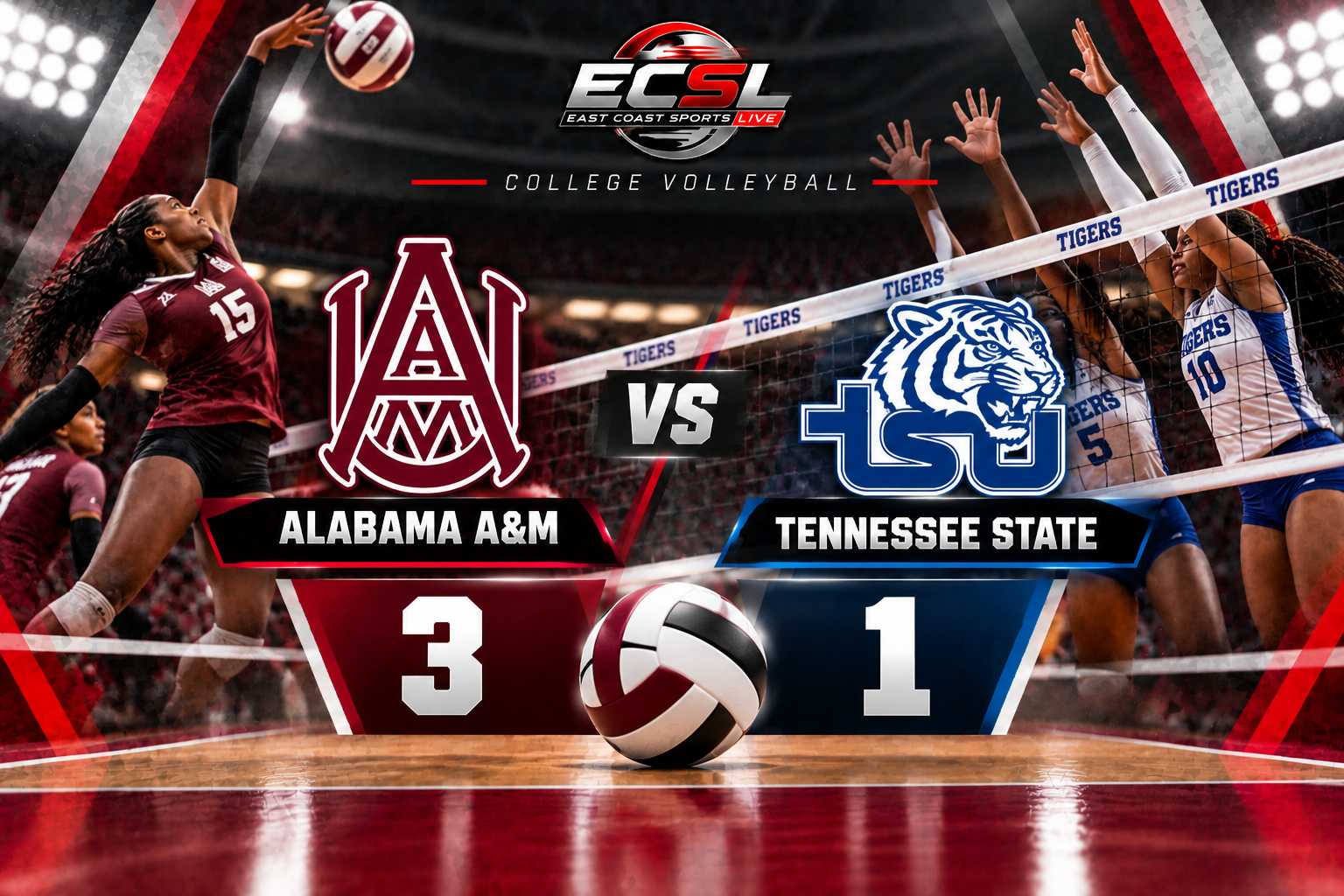 Alabama A&M 3–1 Tennessee State