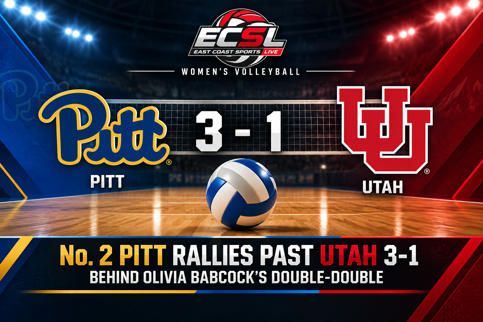 volleyball score and team logo