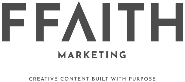 Logo for Ffaith Marketing. The word 