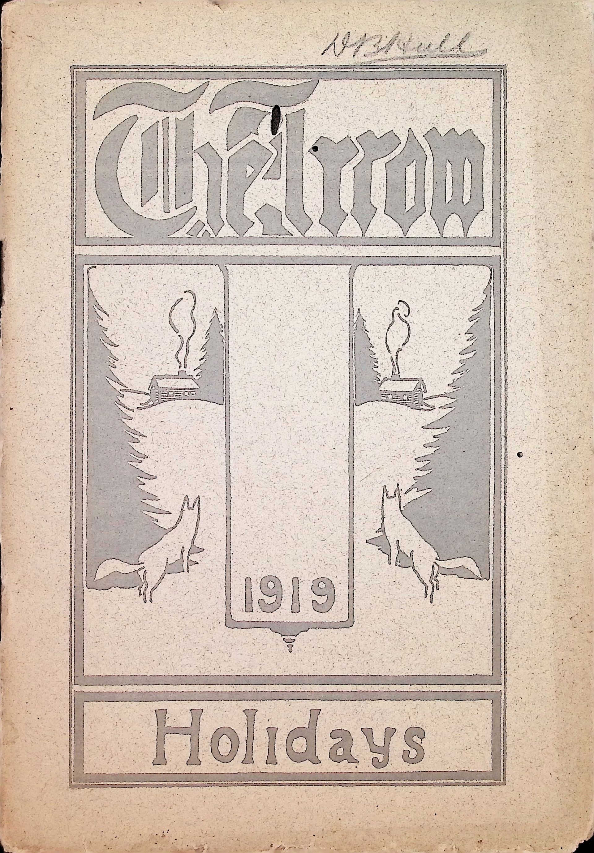 A book titled the tramp holidays from 1919