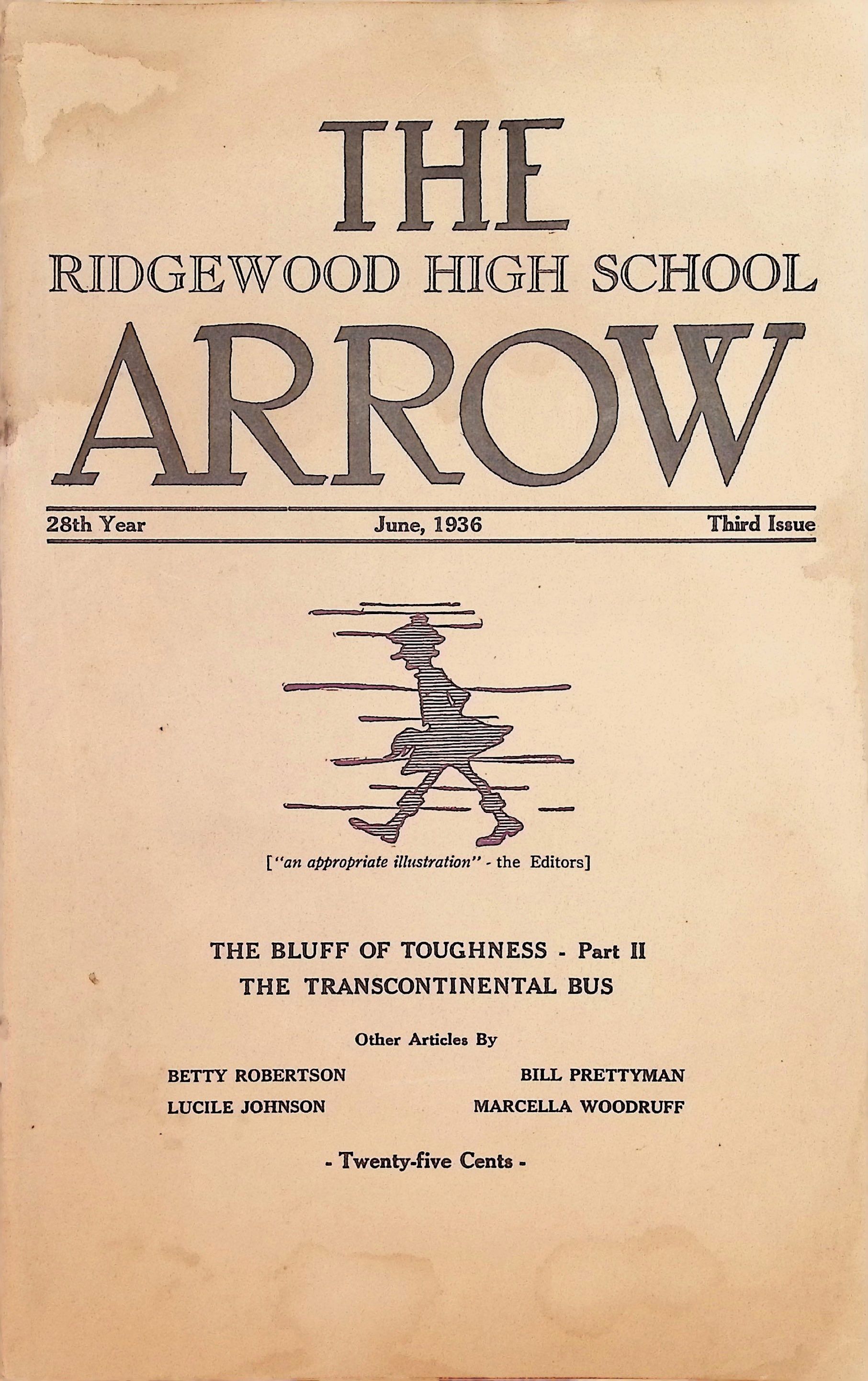 A book called the arrow has a picture of a man on the cover