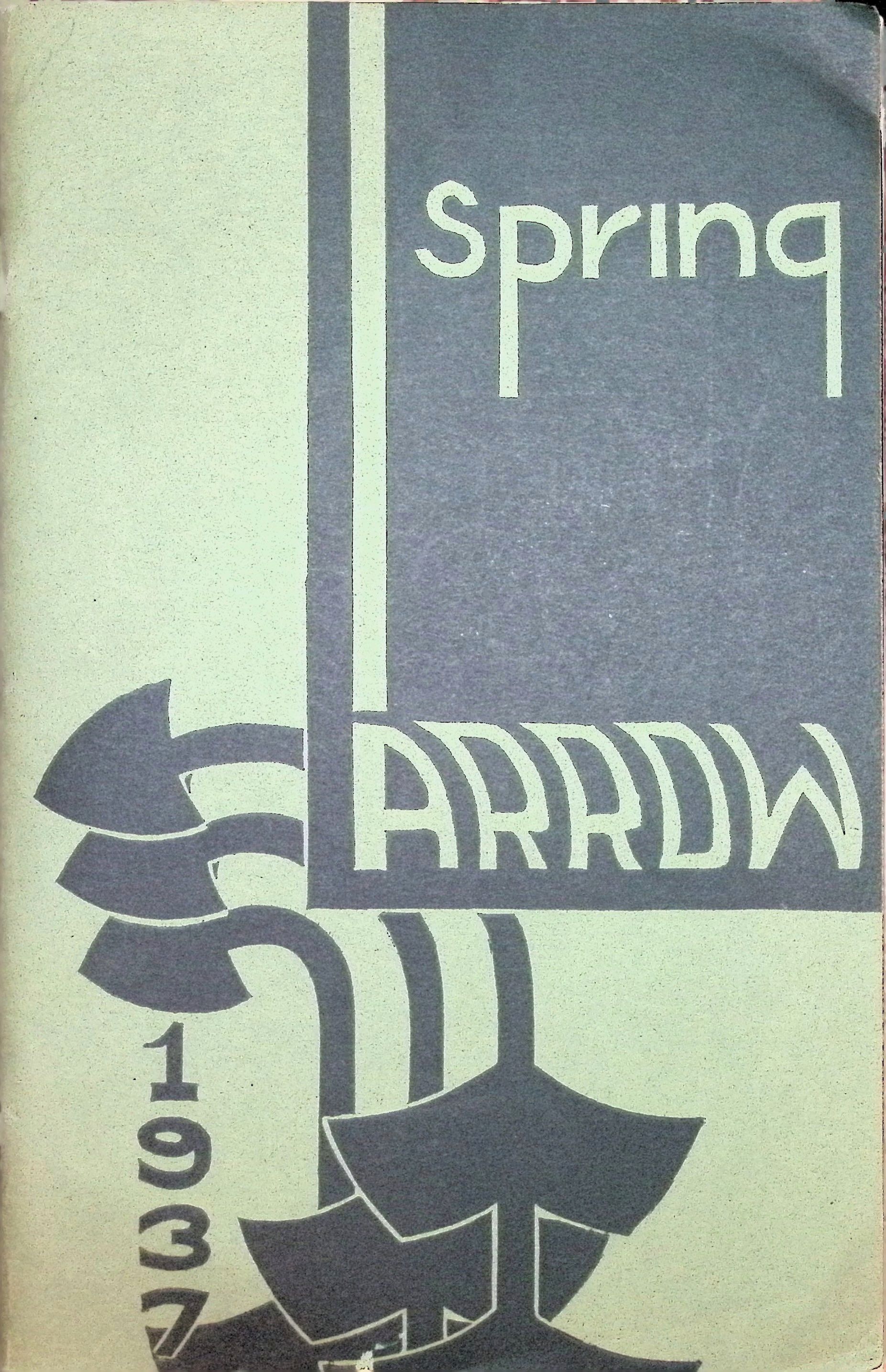 The cover of a book titled spring arrow