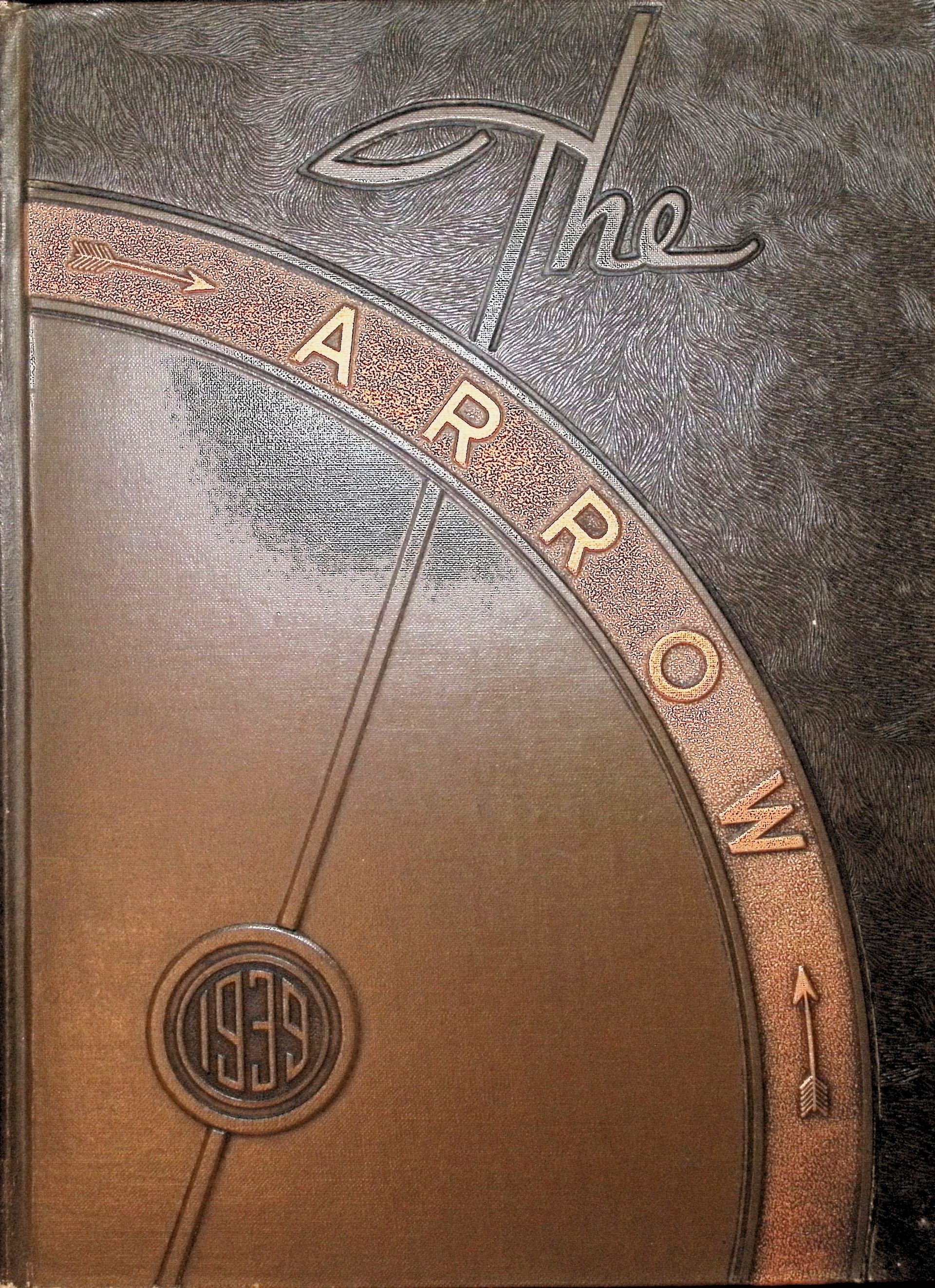 The cover of a book with the year 1939 on it