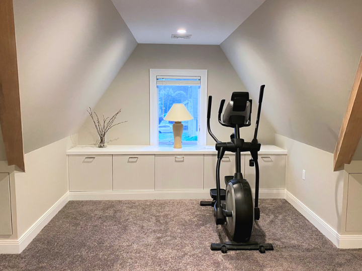 attic room built-ins