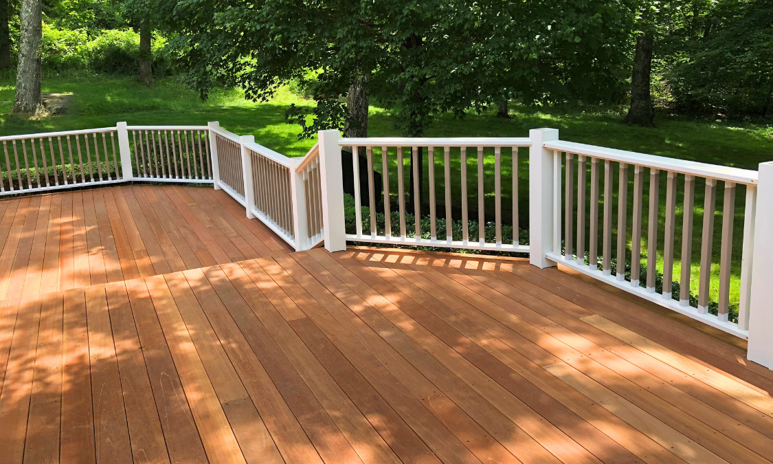 large multi story all weather deck