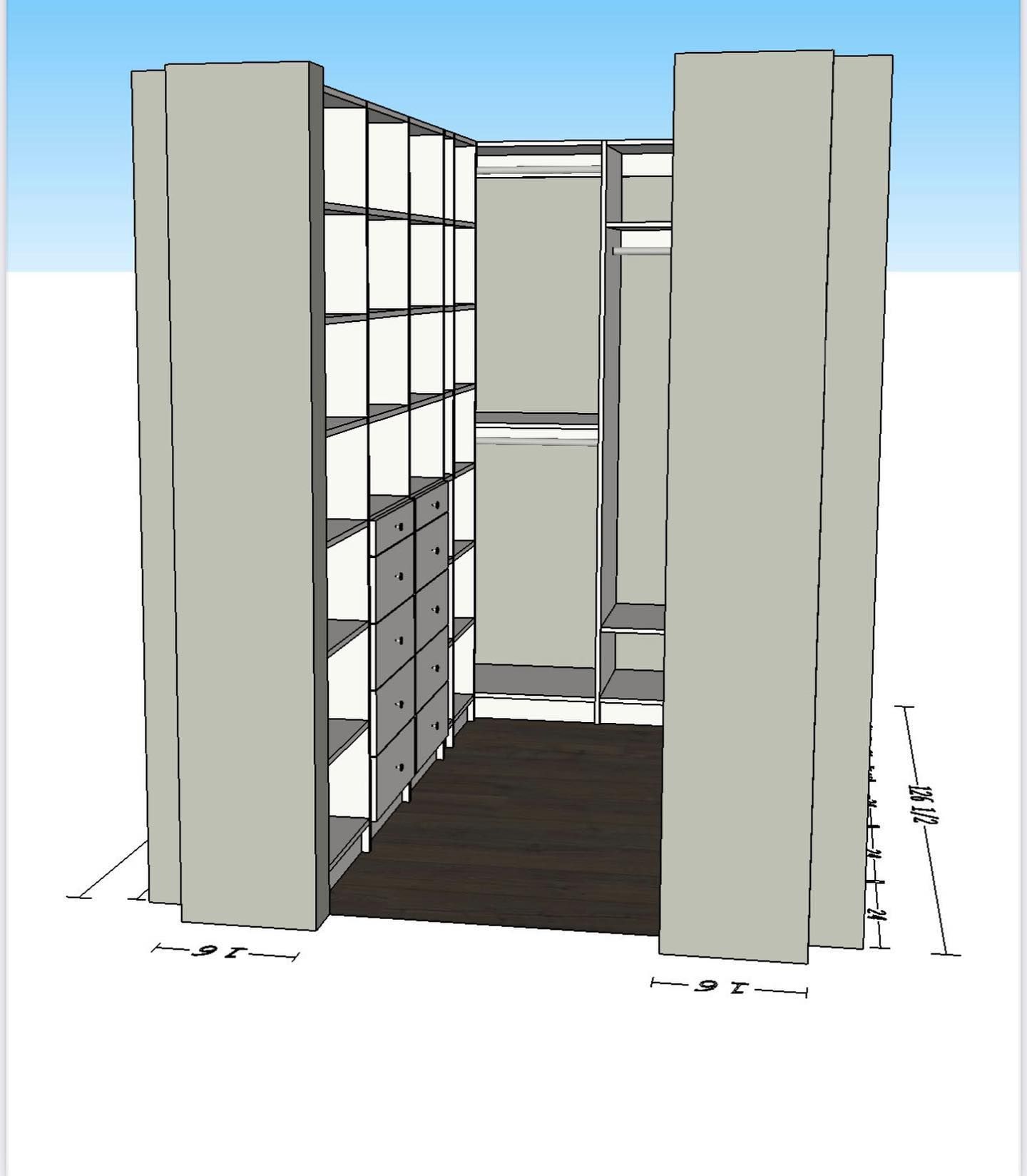 computer assisted closet design plans