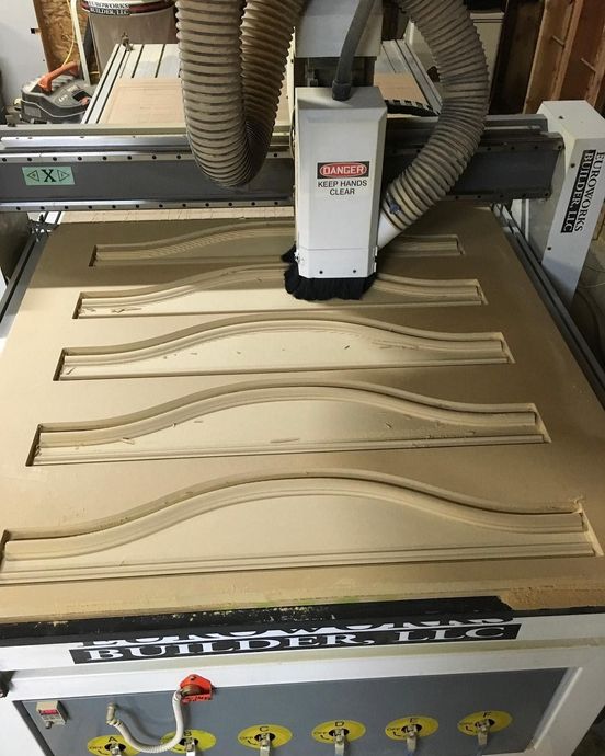 Special wood etching machine