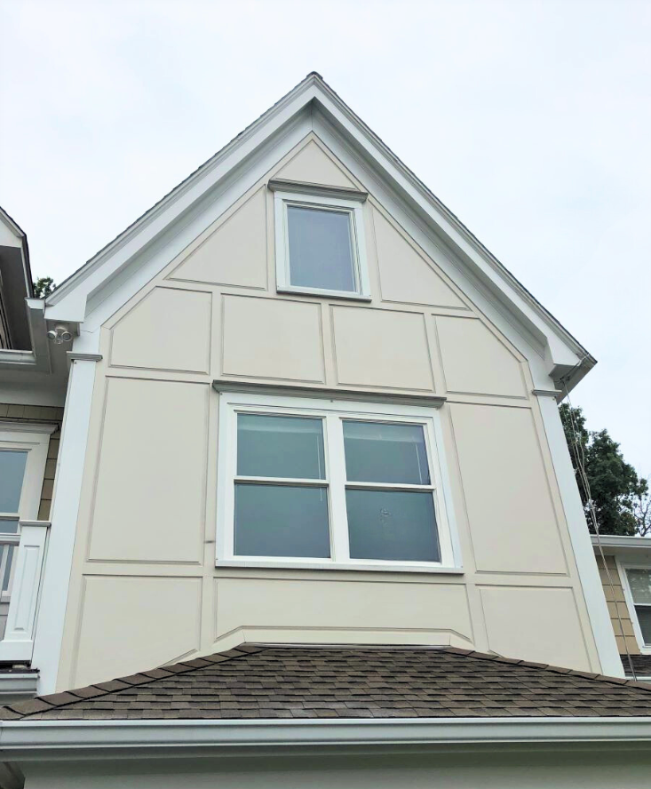 custom paneling for side of house