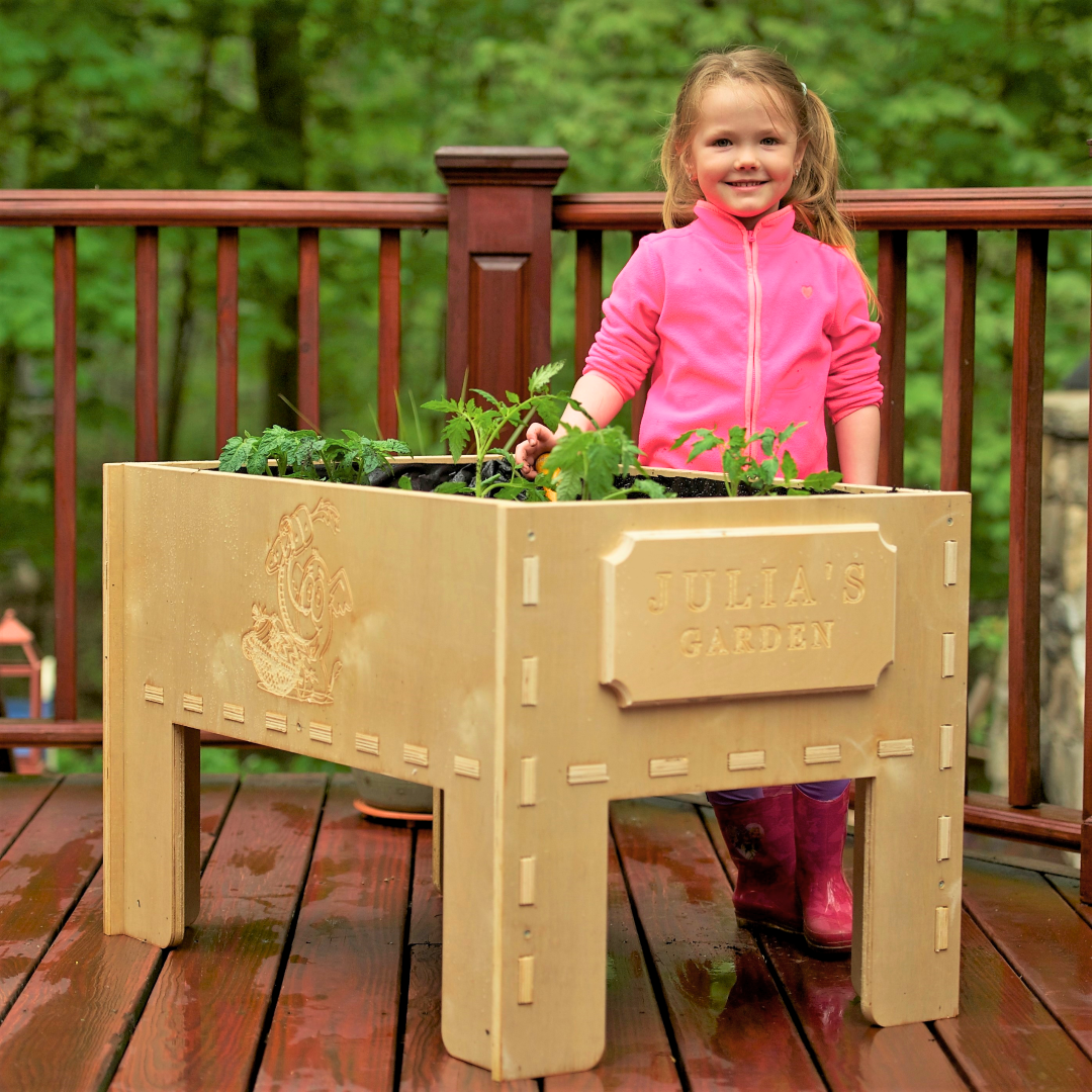 customized children's garden box