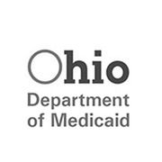 Ohio Department of Medicaid logo in gray text with a small green square accent