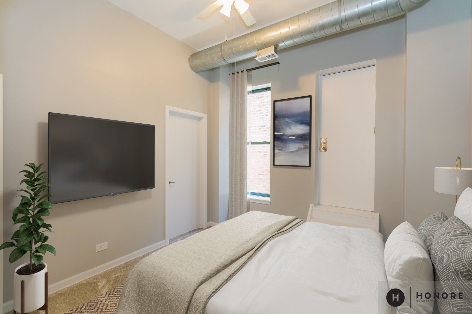 St Benedict Flats bedroom