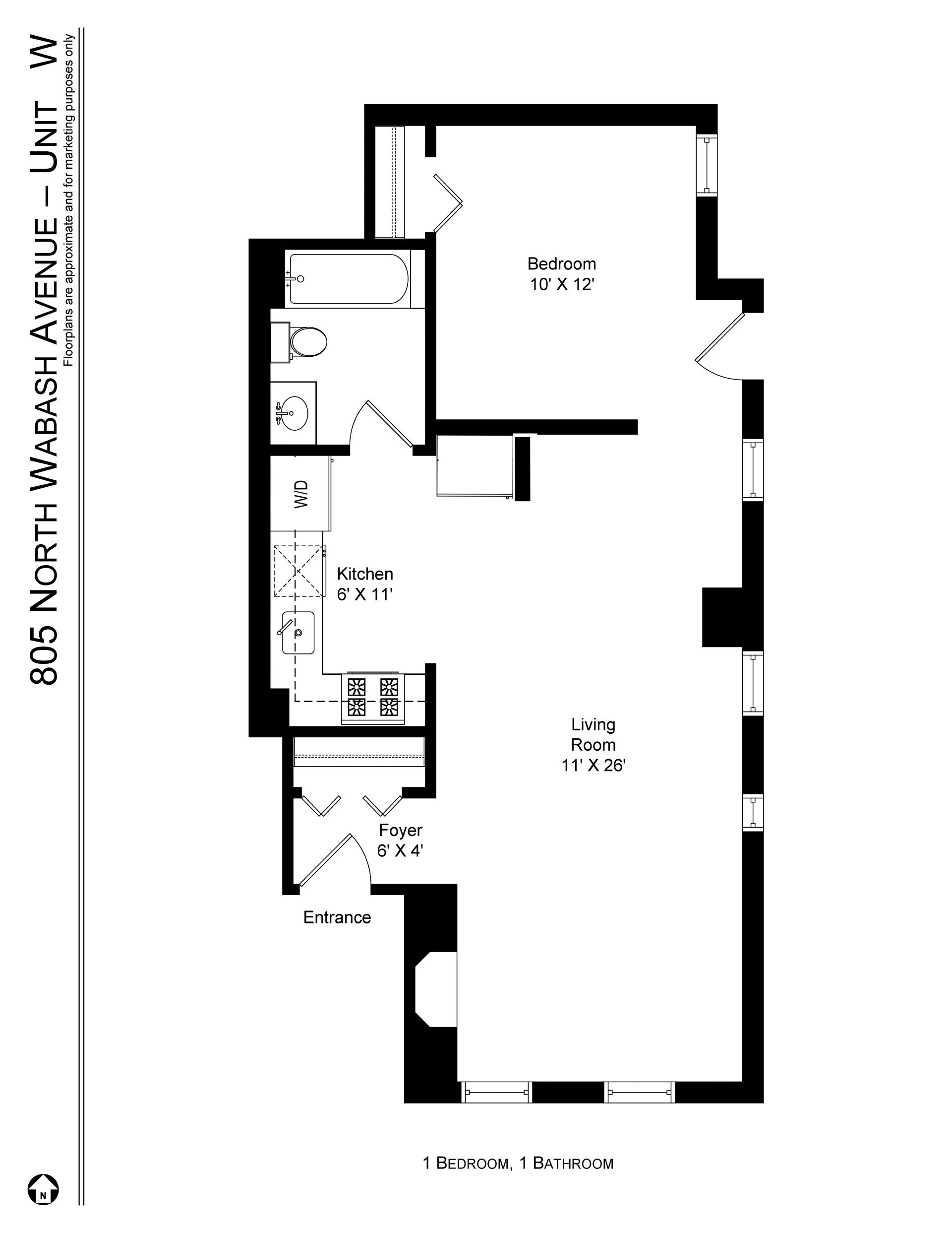 Unit 805 #2W