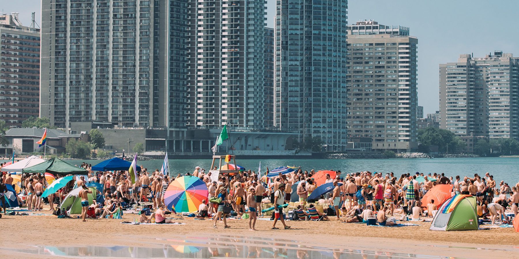 People on beach