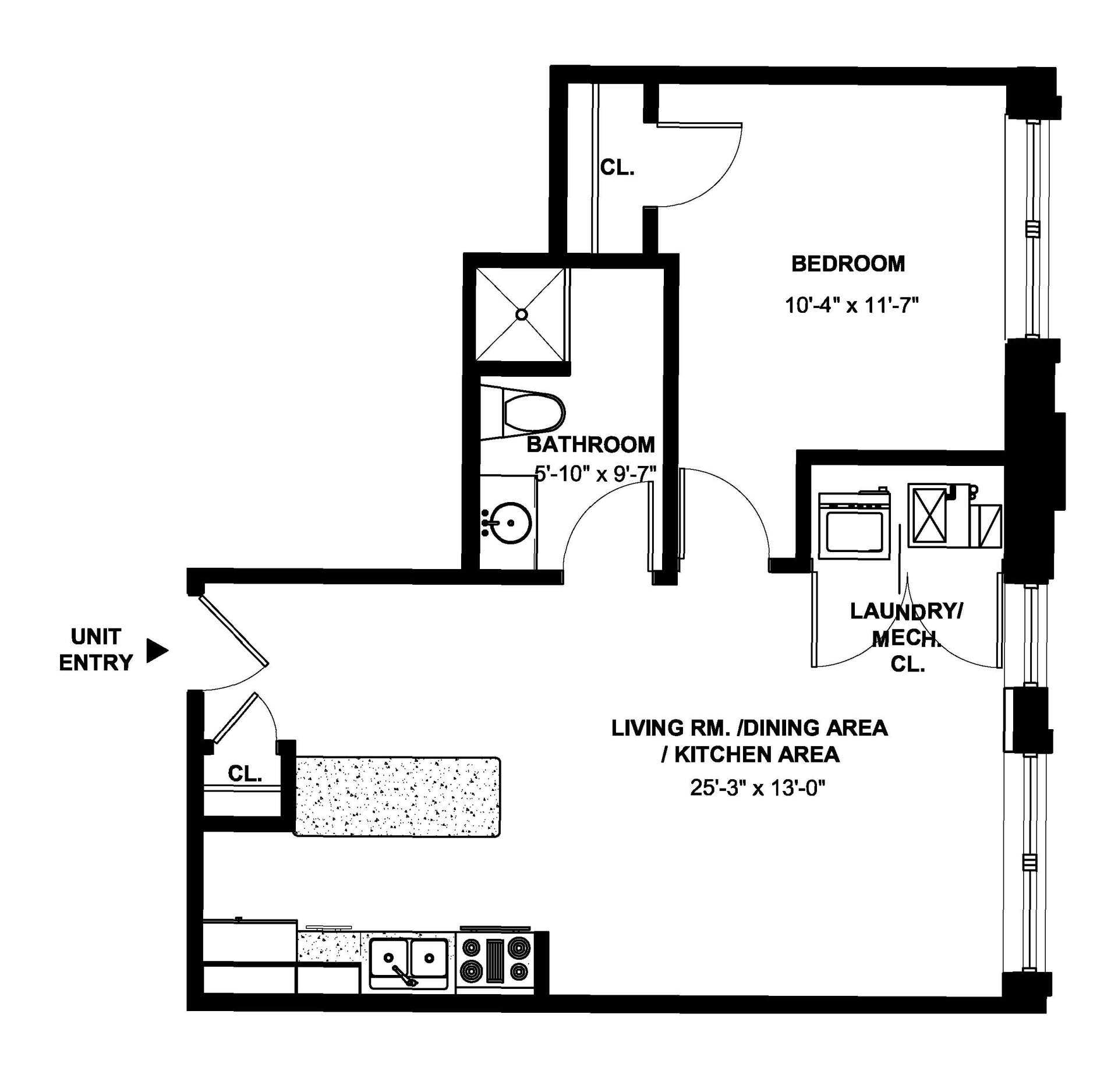 Unit #8 Floor Plan