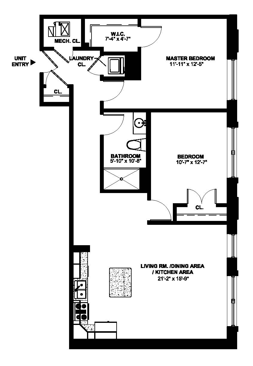 Unit #9 Floor Plan